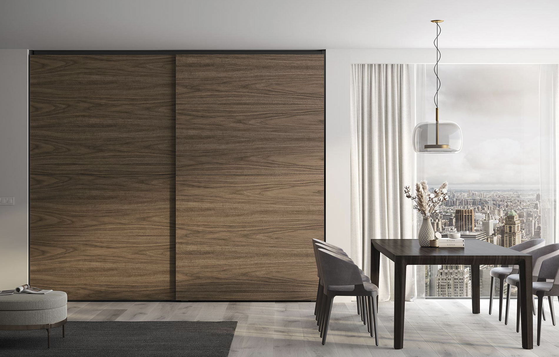 SENZA Armario a Medida con Puertas Correderas UECKO 2 Puertas